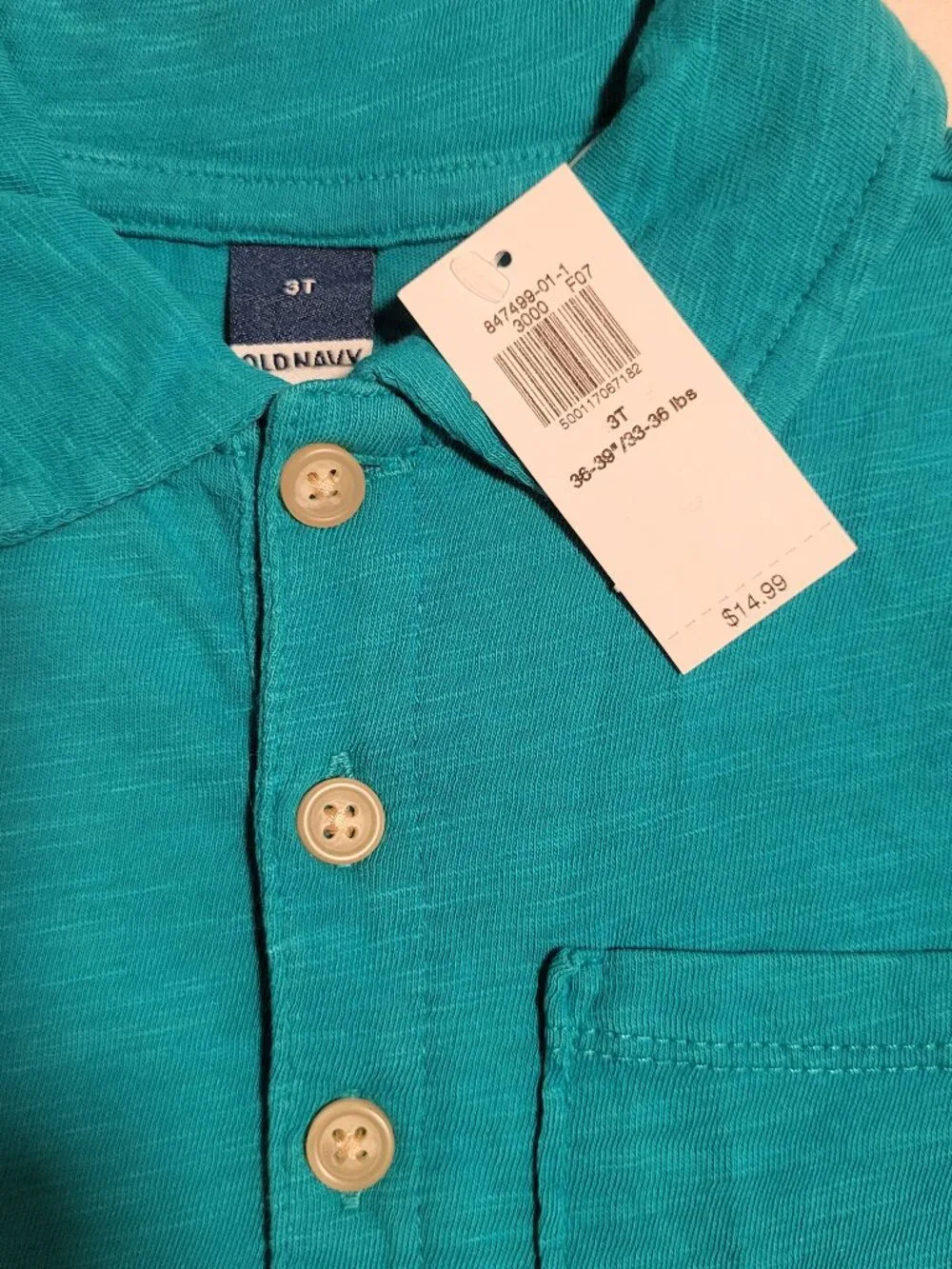 Old Navy Bundle of 4 Short Sleeve Polo Shirts Toddler Boys Size 3T